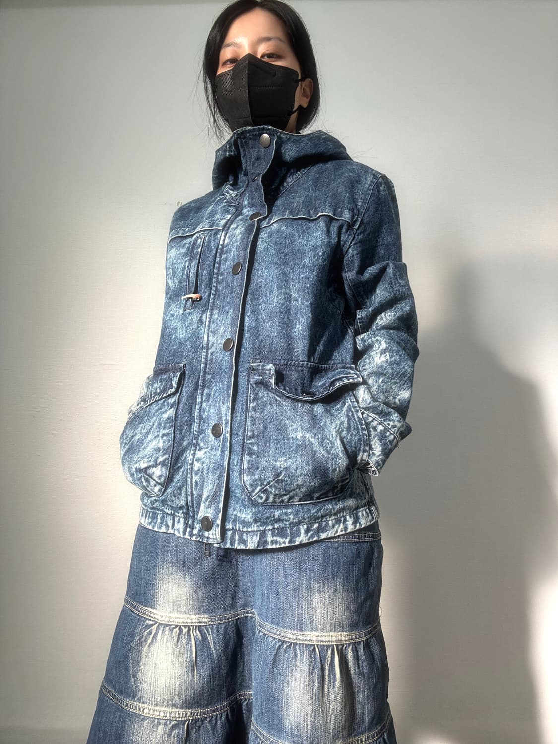 데님 후드 자켓 상품이미지8