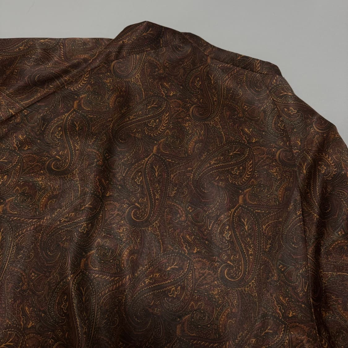 몽키타임(MONKEY TIME) 브라운 페이즐리 프린트 블루종 자켓 상품이미지4