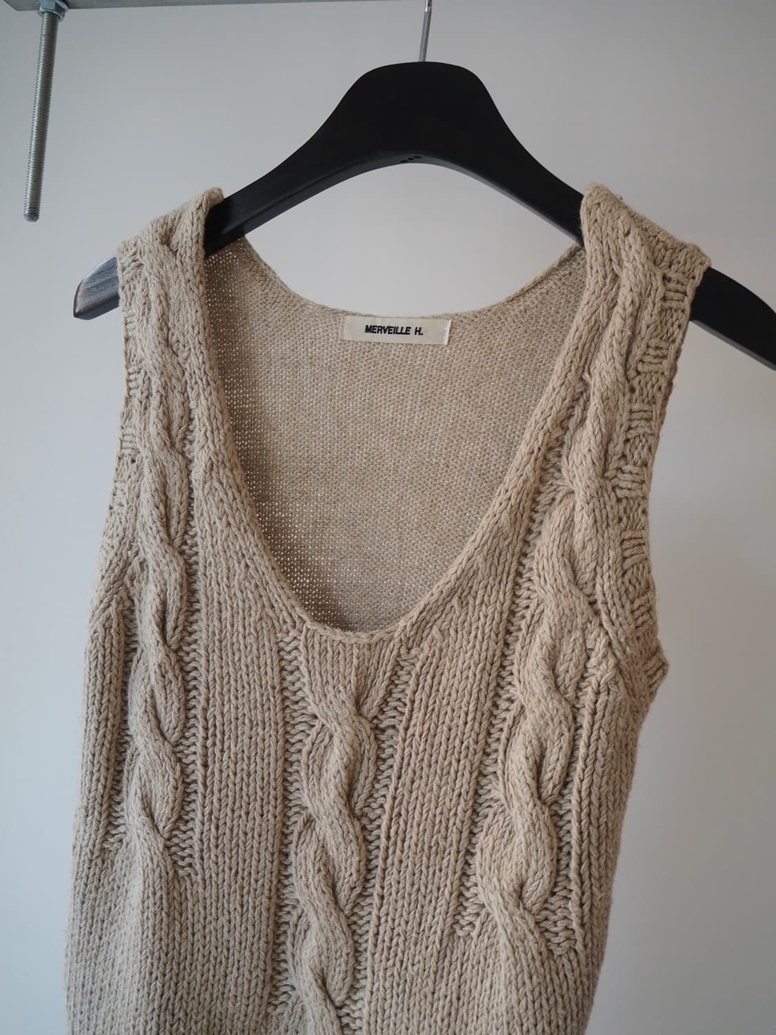 MERVEILLE H. knit vest  상품이미지2