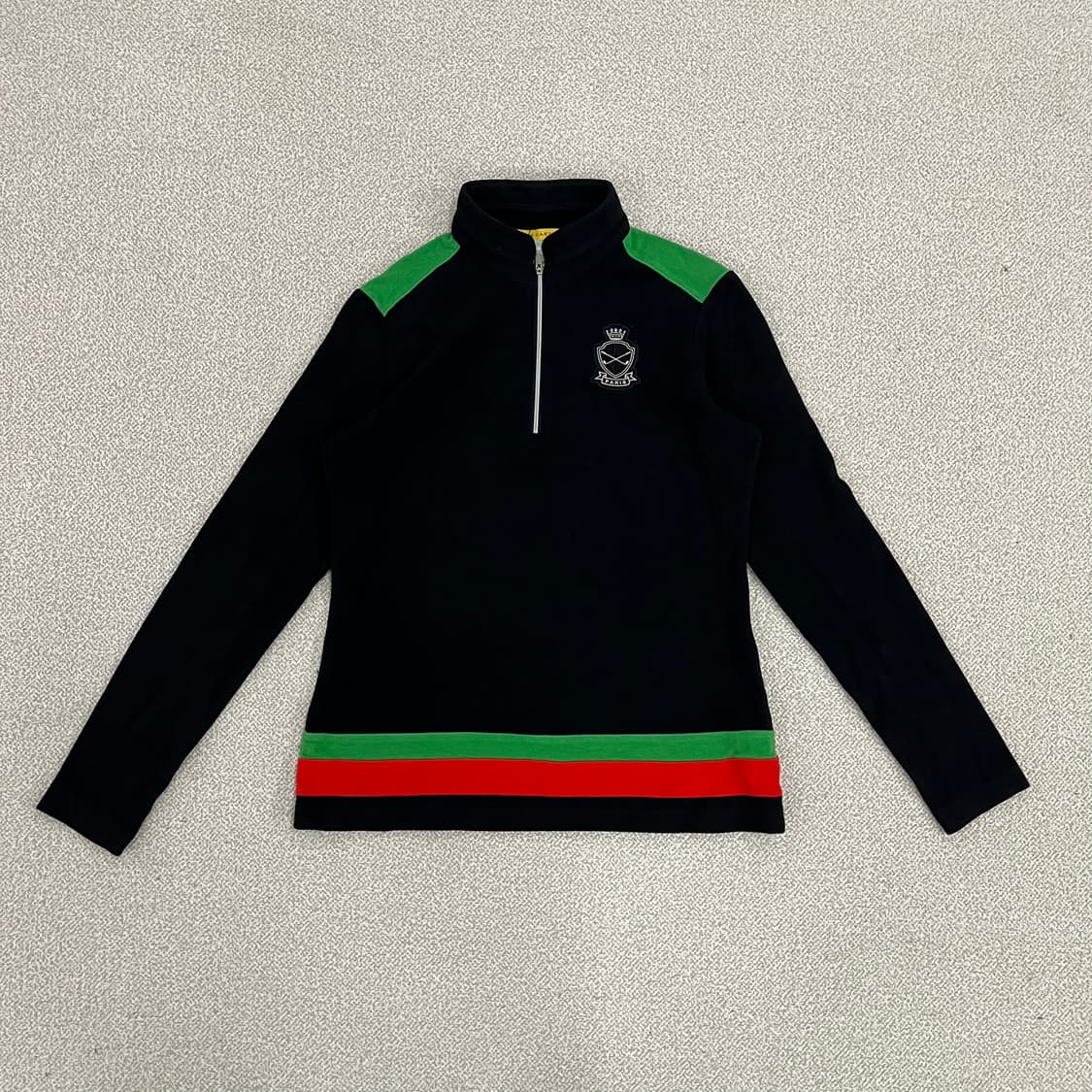 [90] 루이까스텔 골프 여성 반집업 폴리스 긴팔 티셔츠 0108M1 상품이미지1