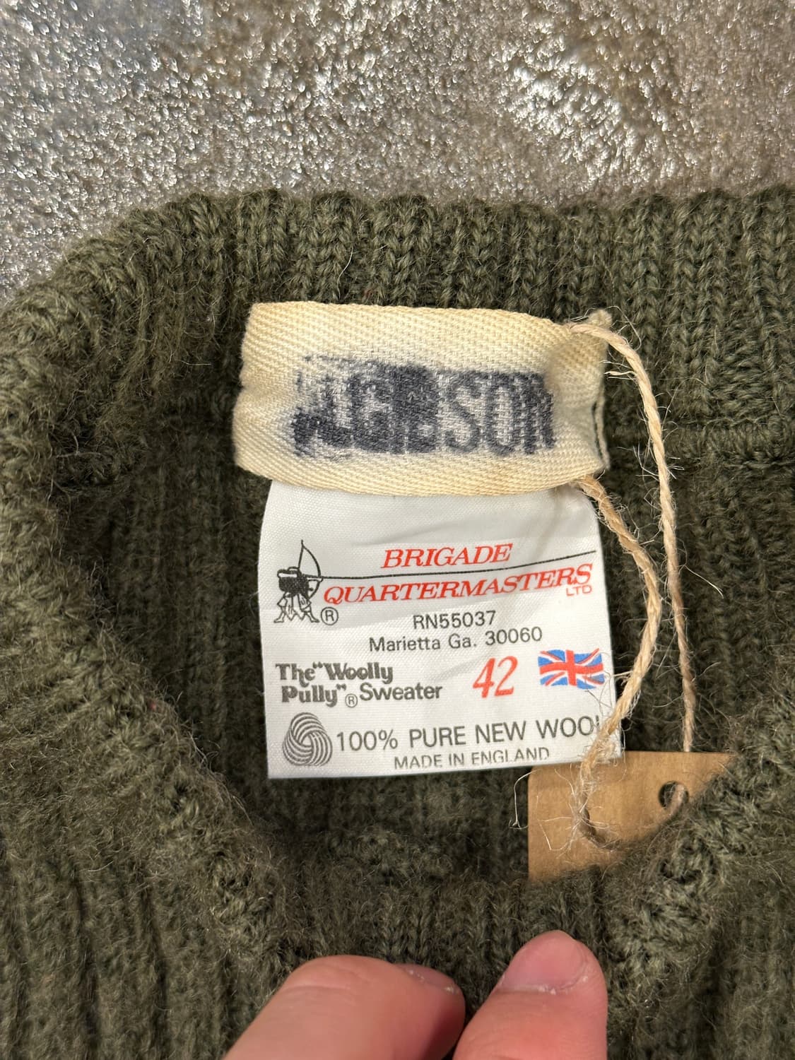 80~90s British Army Wool Knit L 상품이미지3
