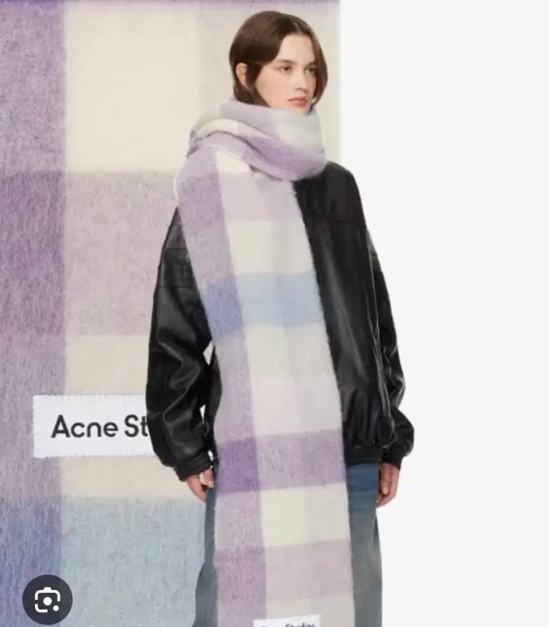 아크네 신상 컬러 퍼플 목도리 + 에스제이 캐시 장갑 상품이미지5