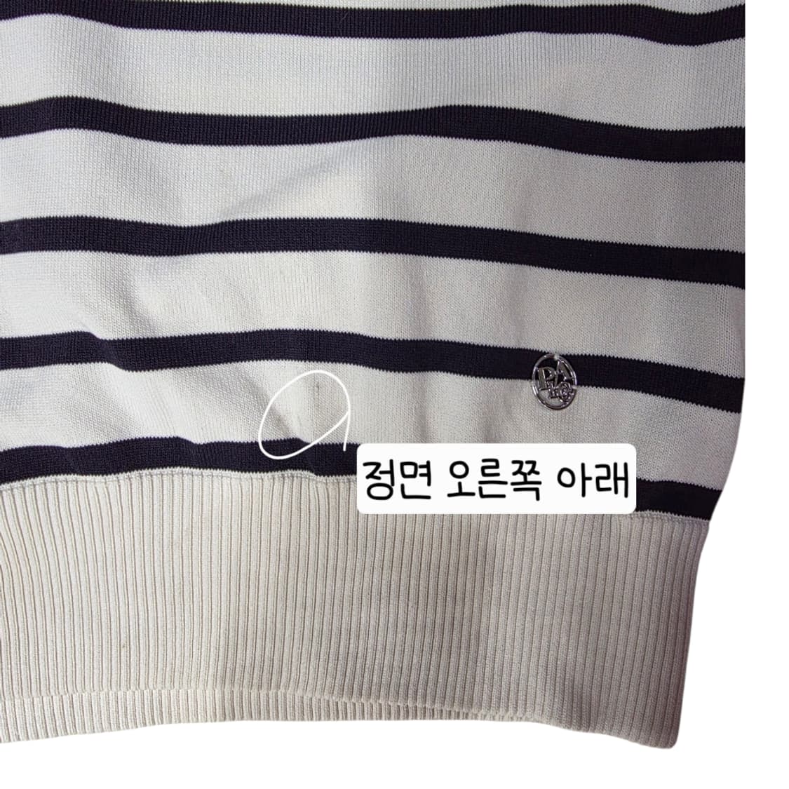 [프립]Free/플랙 PLAC 단가라 반팔니트 상품이미지8