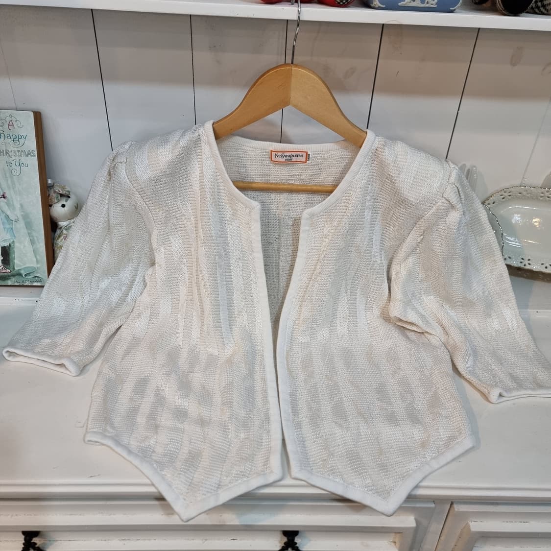 (Yves Saint Laurent/입생로랑) 니트 볼레로 가디건 상품이미지4