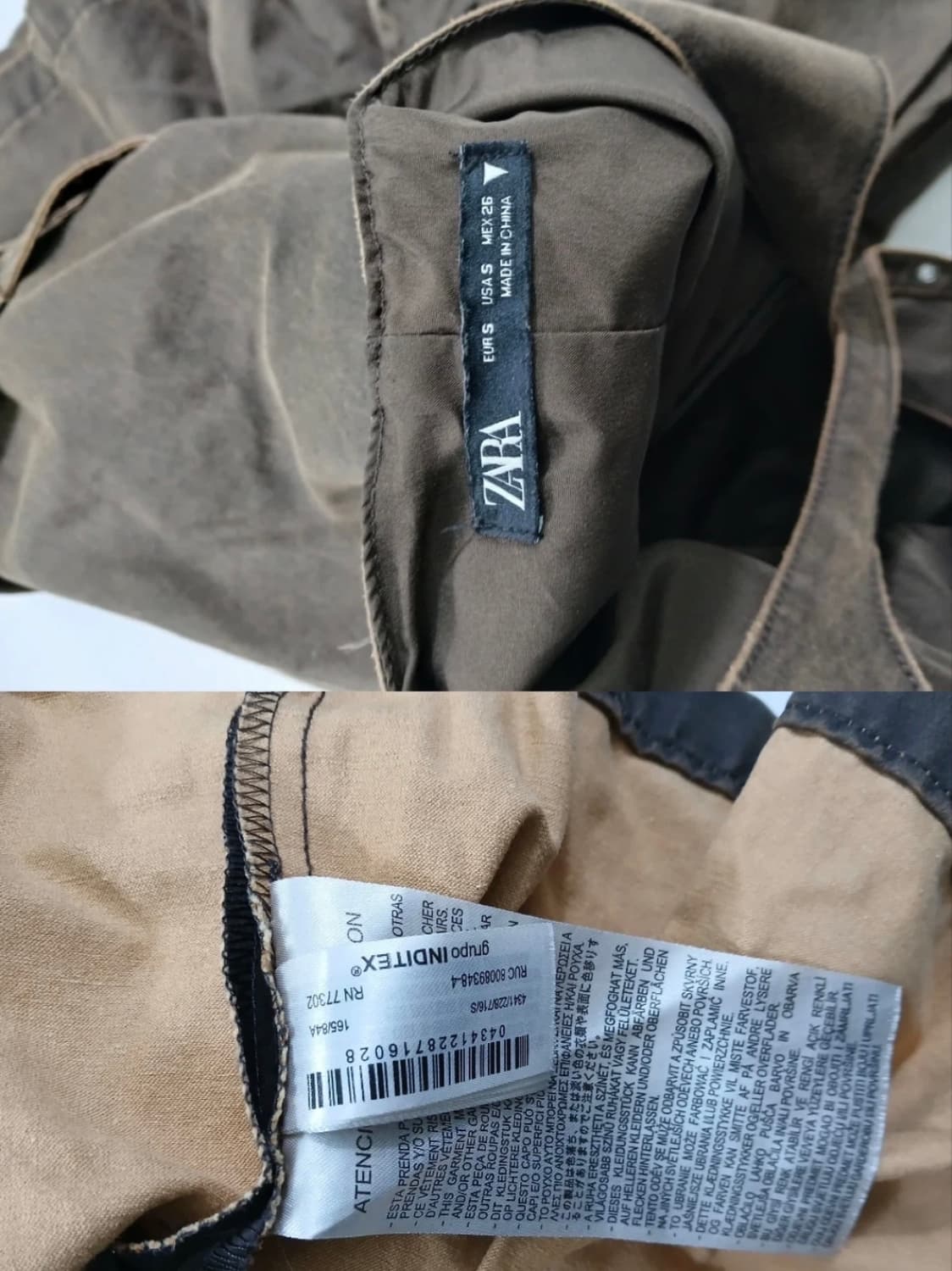 ZARA 벨트 스트랩 미니 원피스 S 상품이미지3