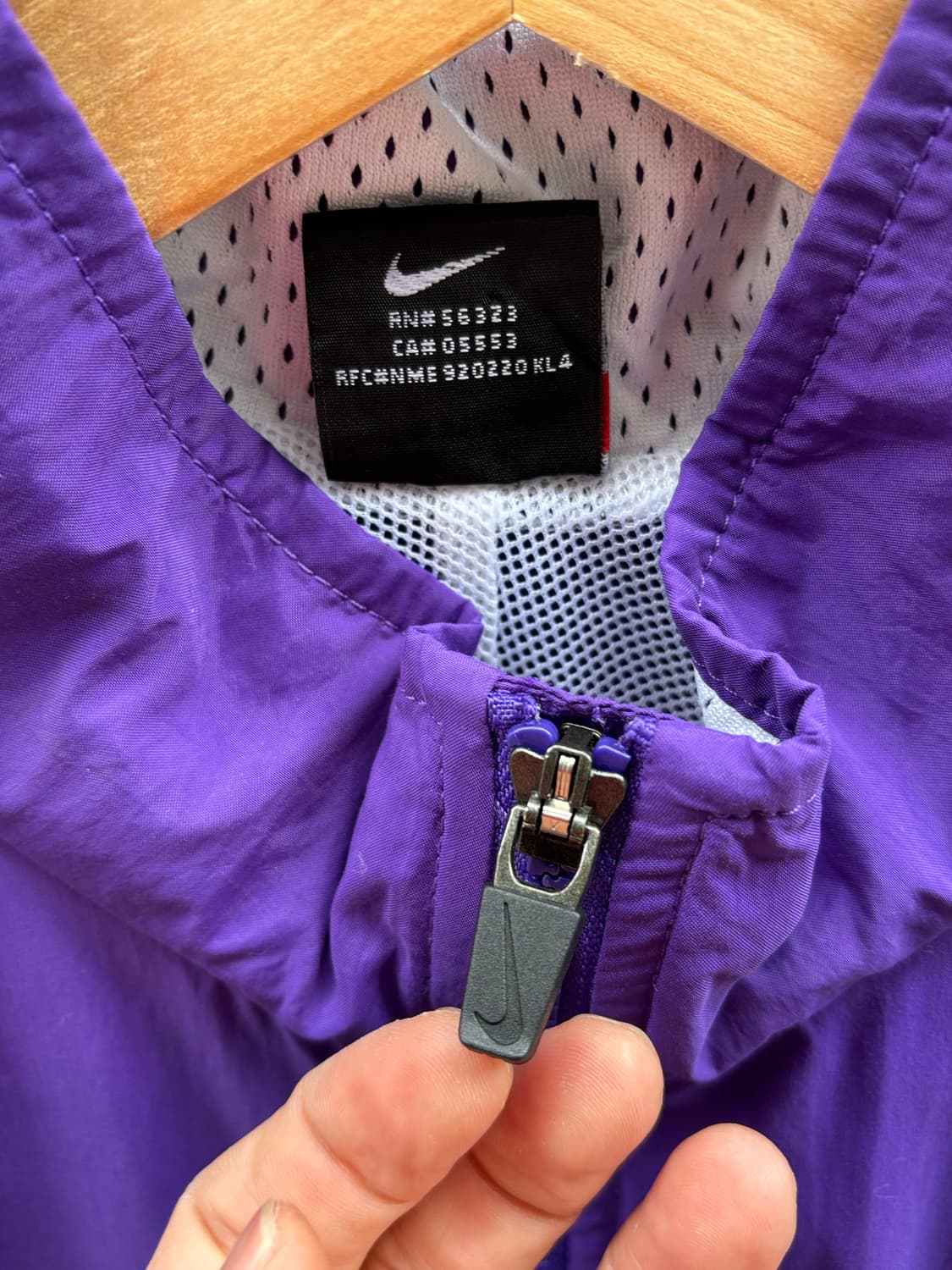 90s USA Nike LSU 윈드브레이커 상품이미지6