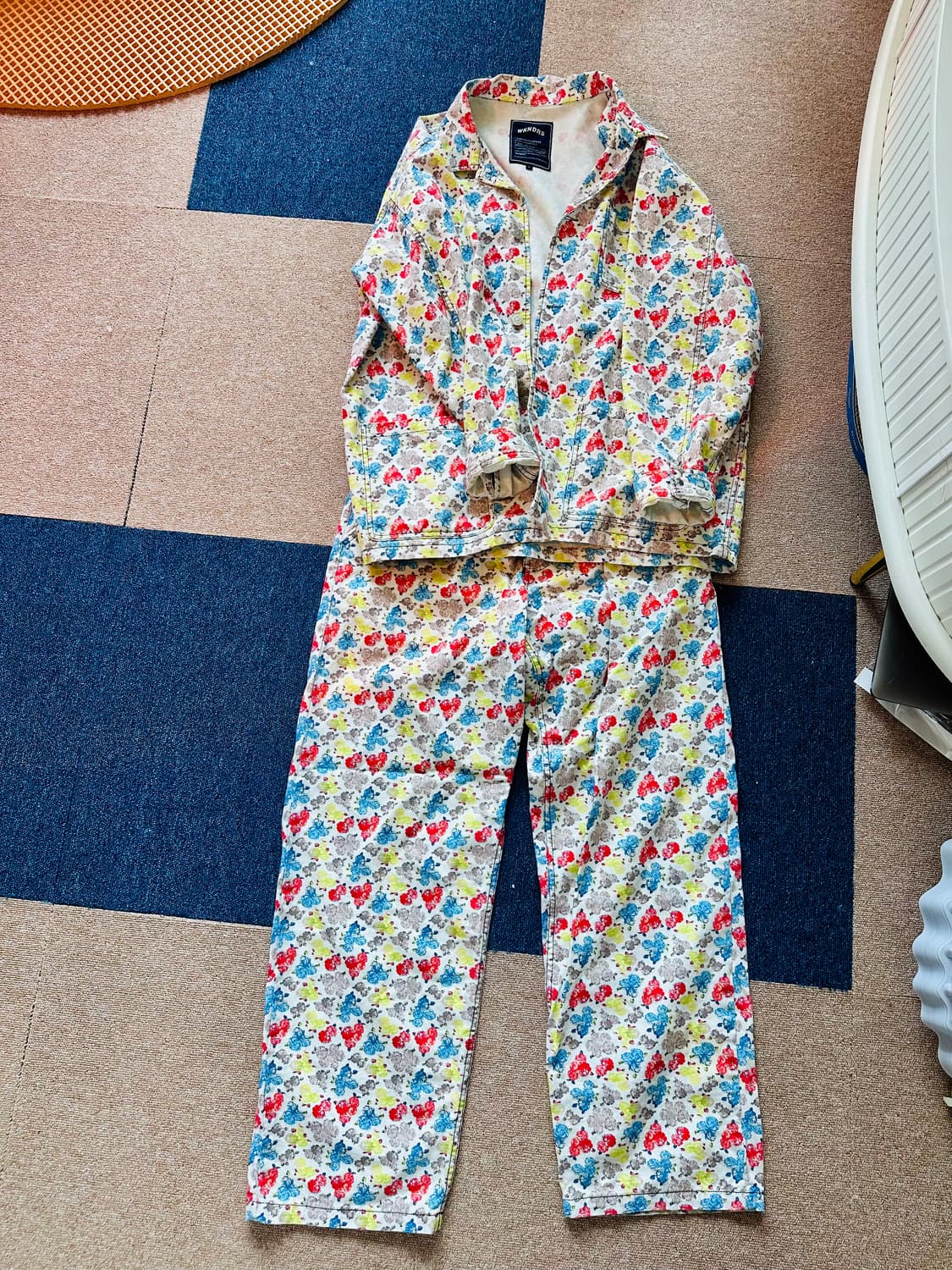 위캔더스 플로럴 셋업 ( 자켓 + 바지 ) 상품이미지4