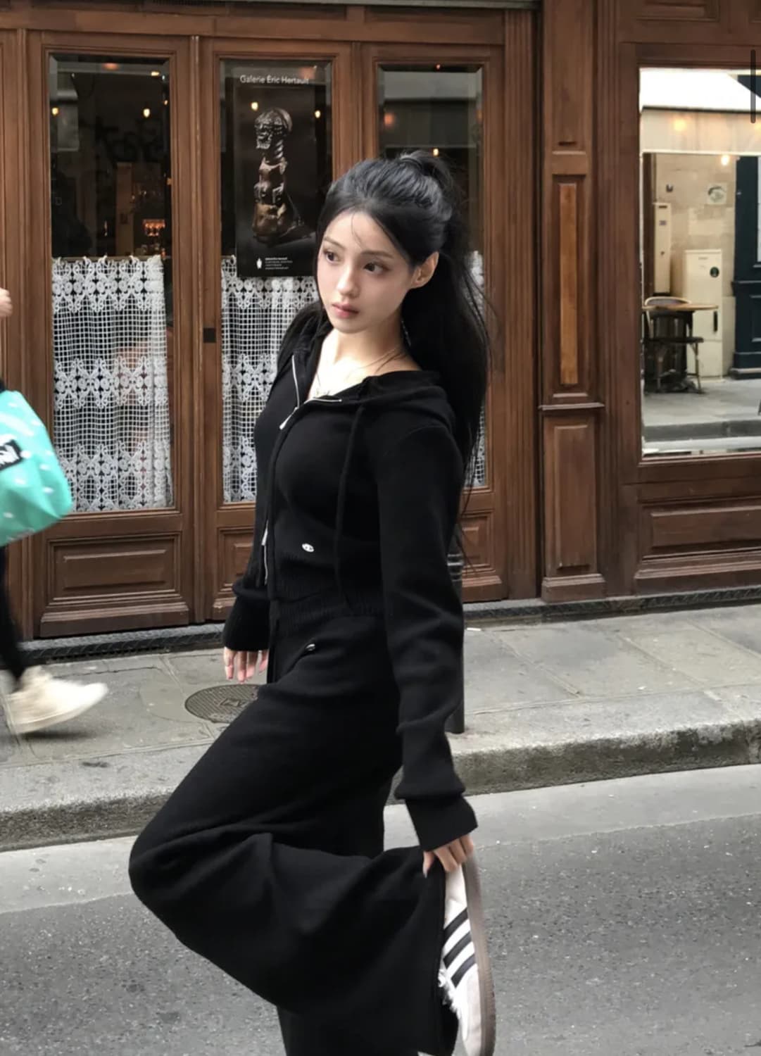 카키포인트 베이직 니트 팬츠 판매해요 트레이닝 바지 니트팬츠 상품이미지1