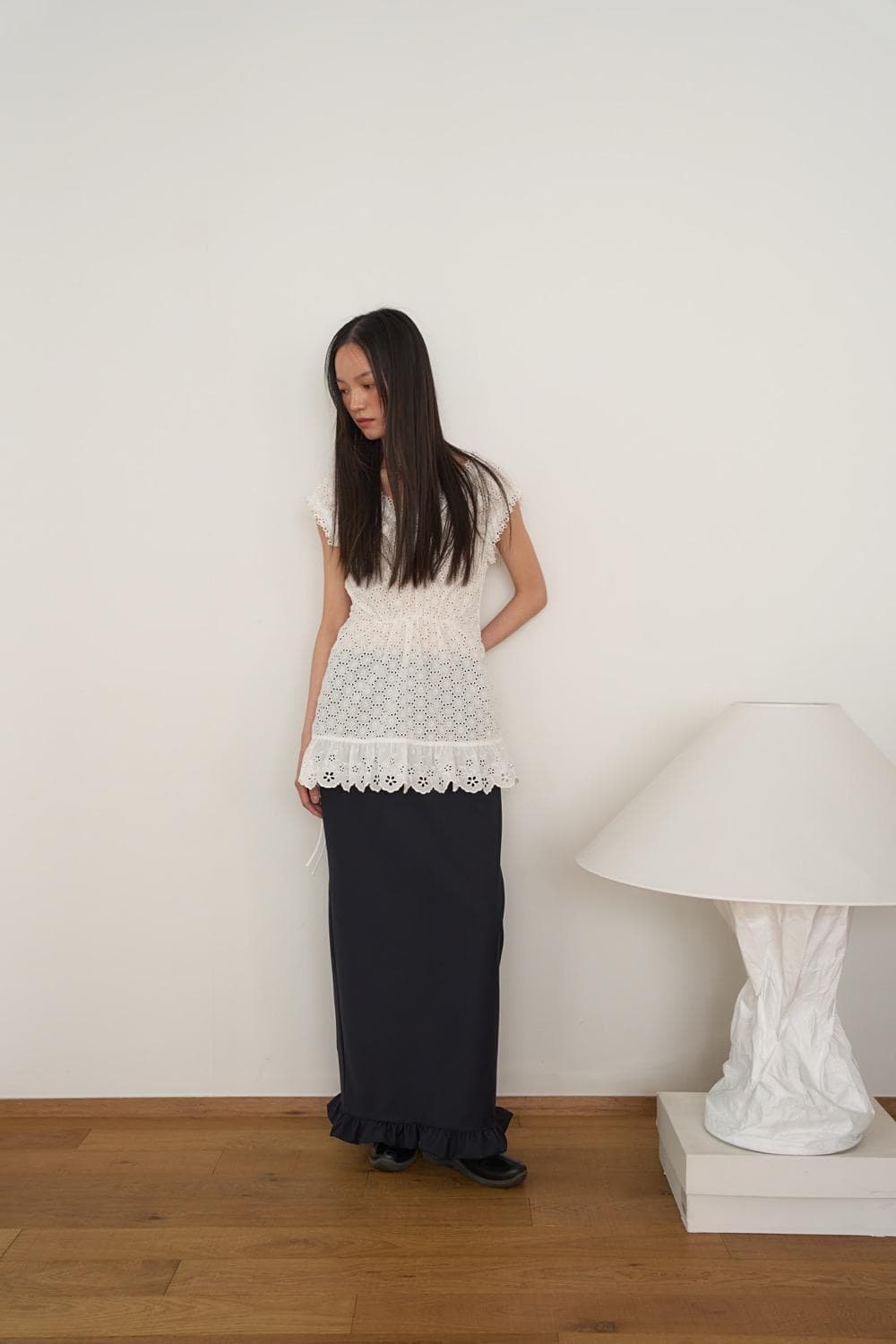 아우어솔티 Floral Eyelet Mini dress 미니 드레스 상품이미지2