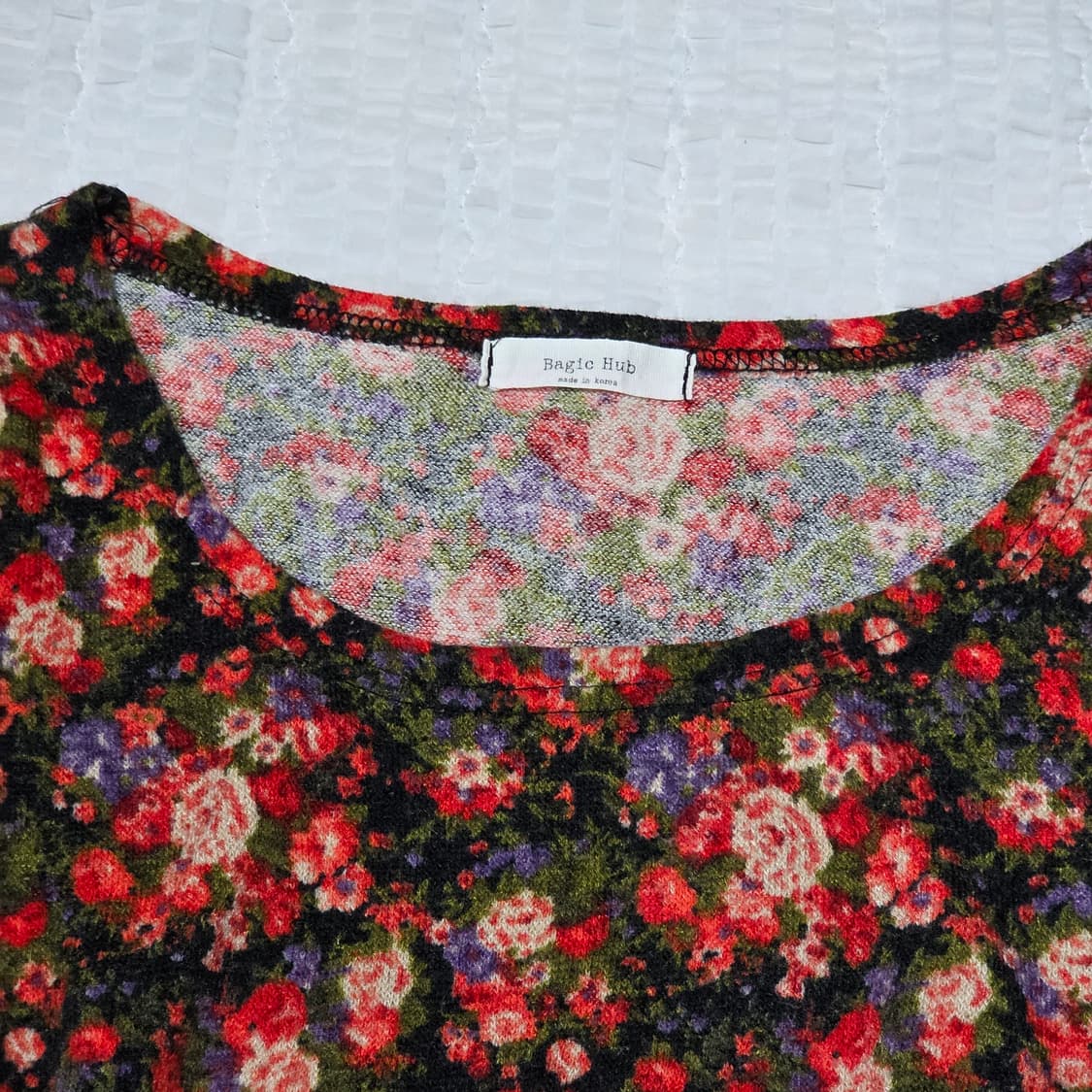 보헤미안 로즈플라워st a라인 로맨틱 원피스 상품이미지5