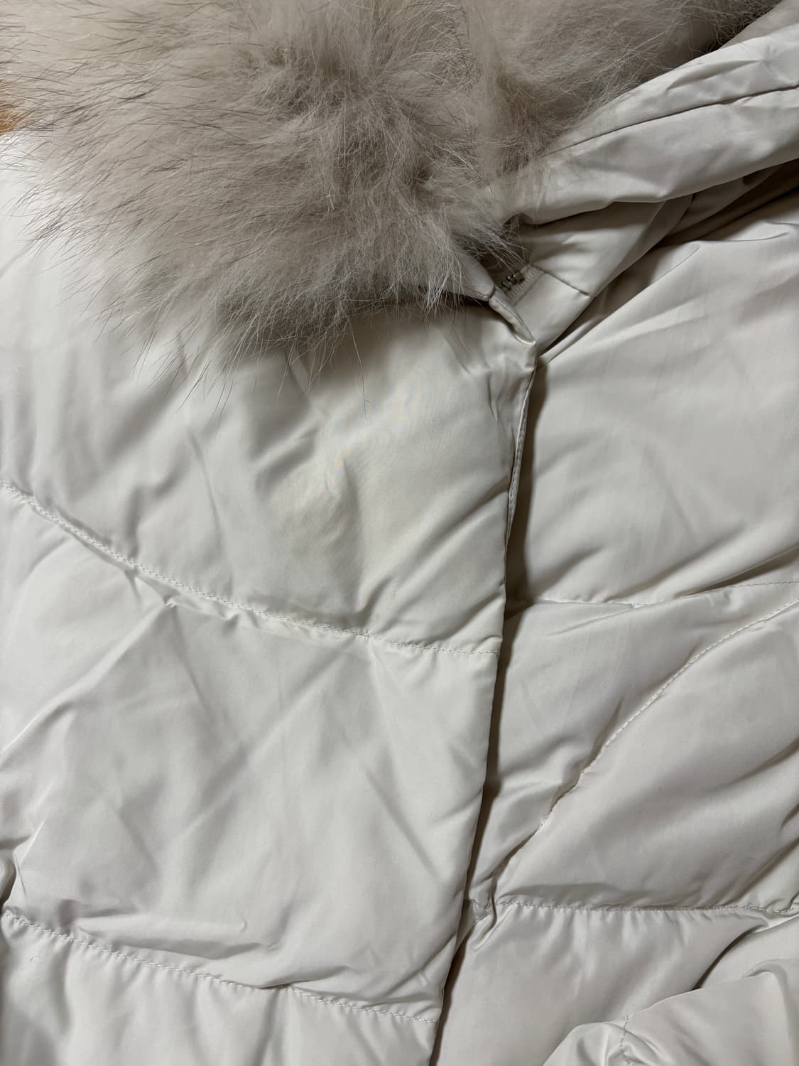 시스티나 폭스퍼 밴딩 벨티드 덕다운 점퍼 상품이미지5