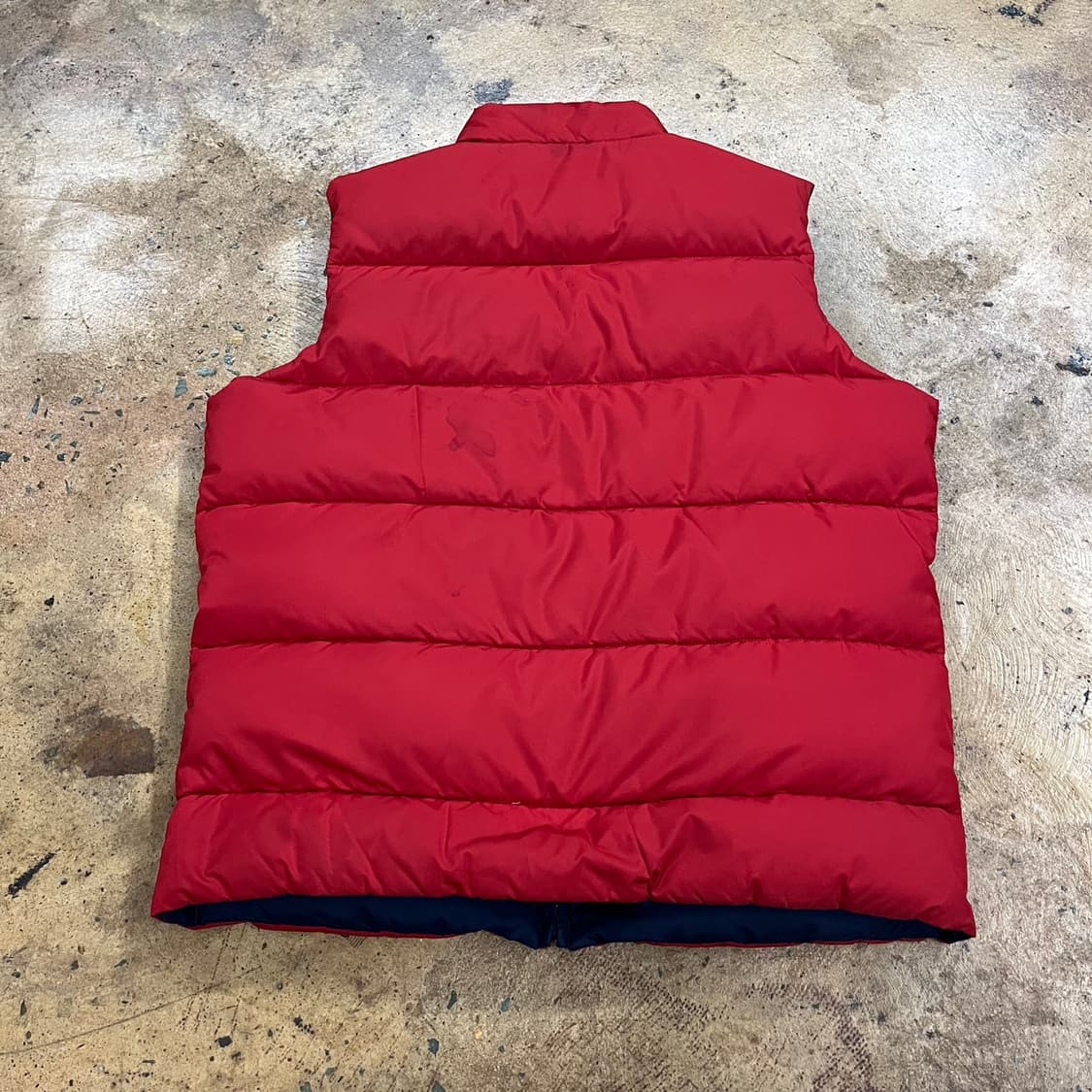 폴로 랄프로렌 양면 리버시블 네이비 레드 패딩 조끼  상품이미지5