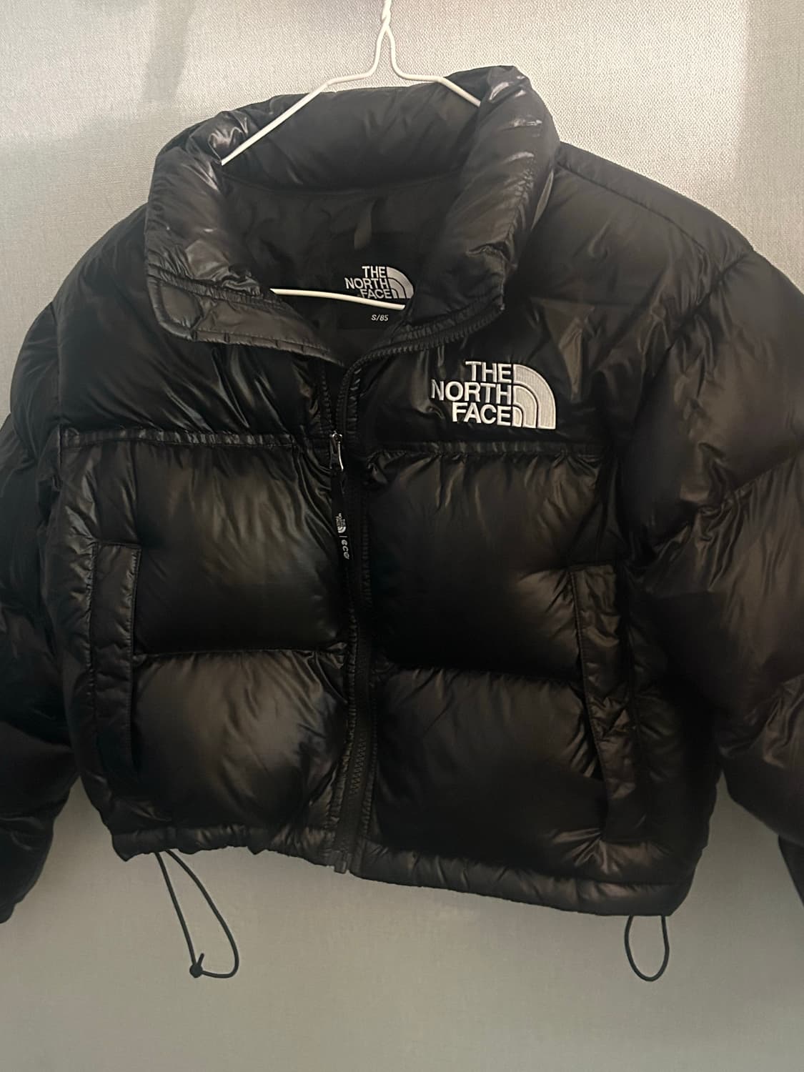 눕시 유광 숏패딩 s 상품이미지3