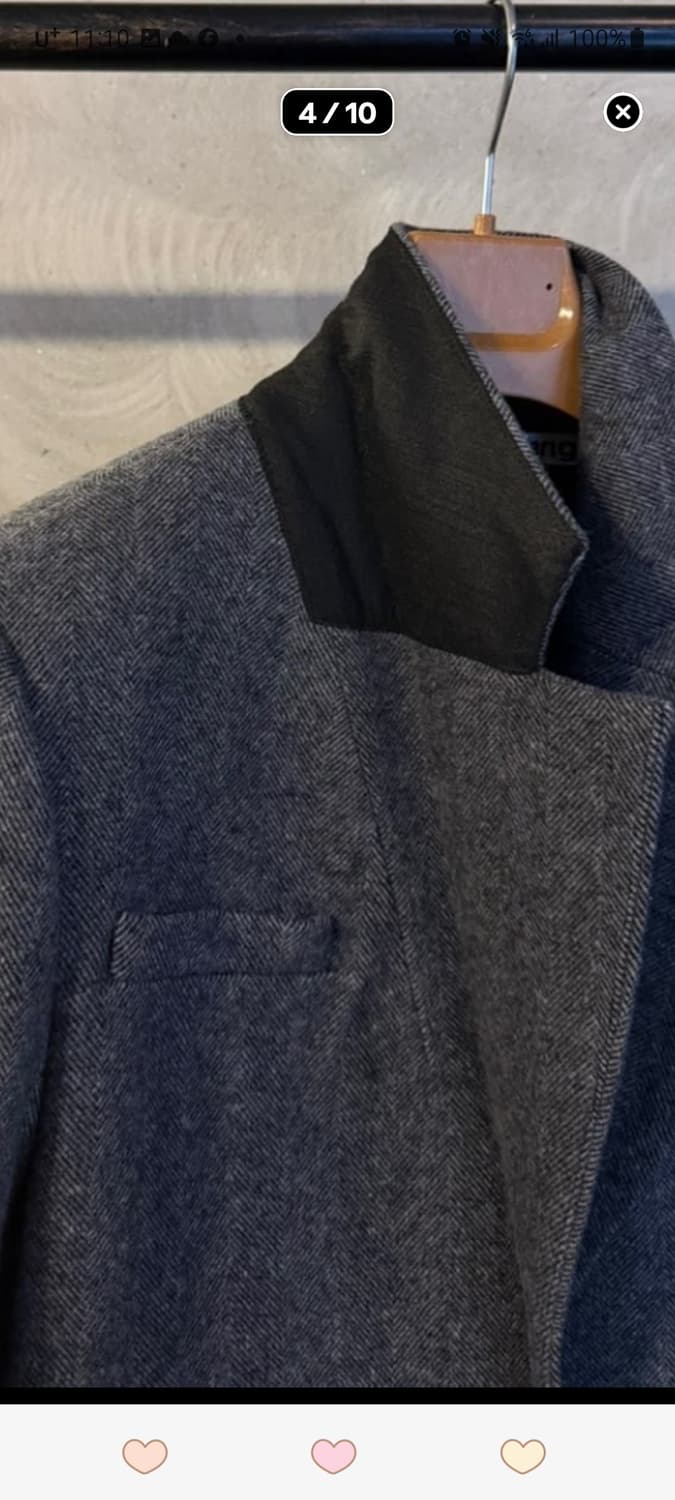 알렉산더왕 회색 롱코트 상품이미지4