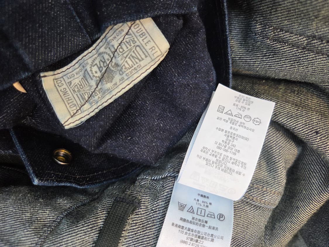 RRL 데님워시드 점프슈트 상품이미지9