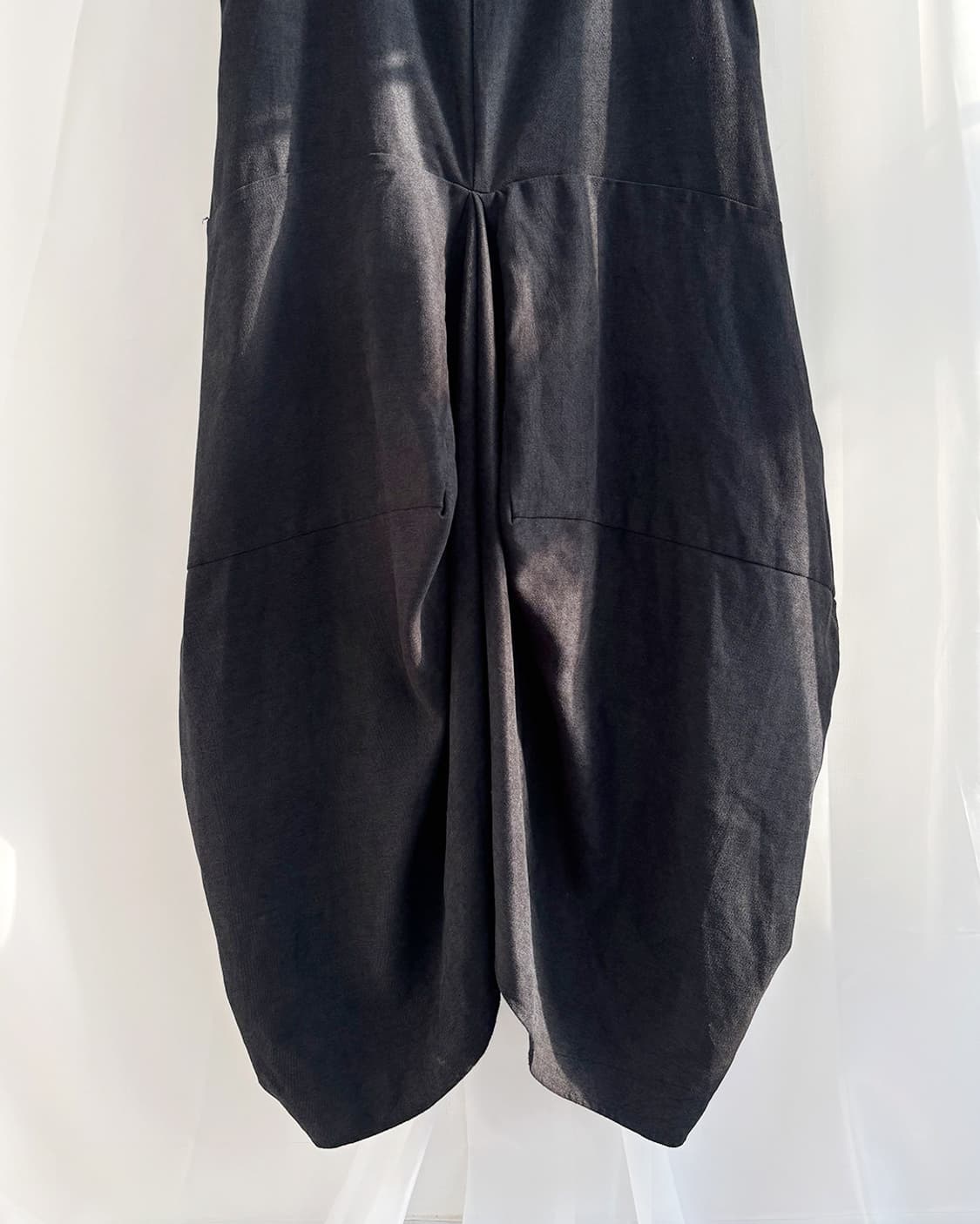 silent worth 챠콜 빅 벌룬 실루엣 롱 원피스 상품이미지9