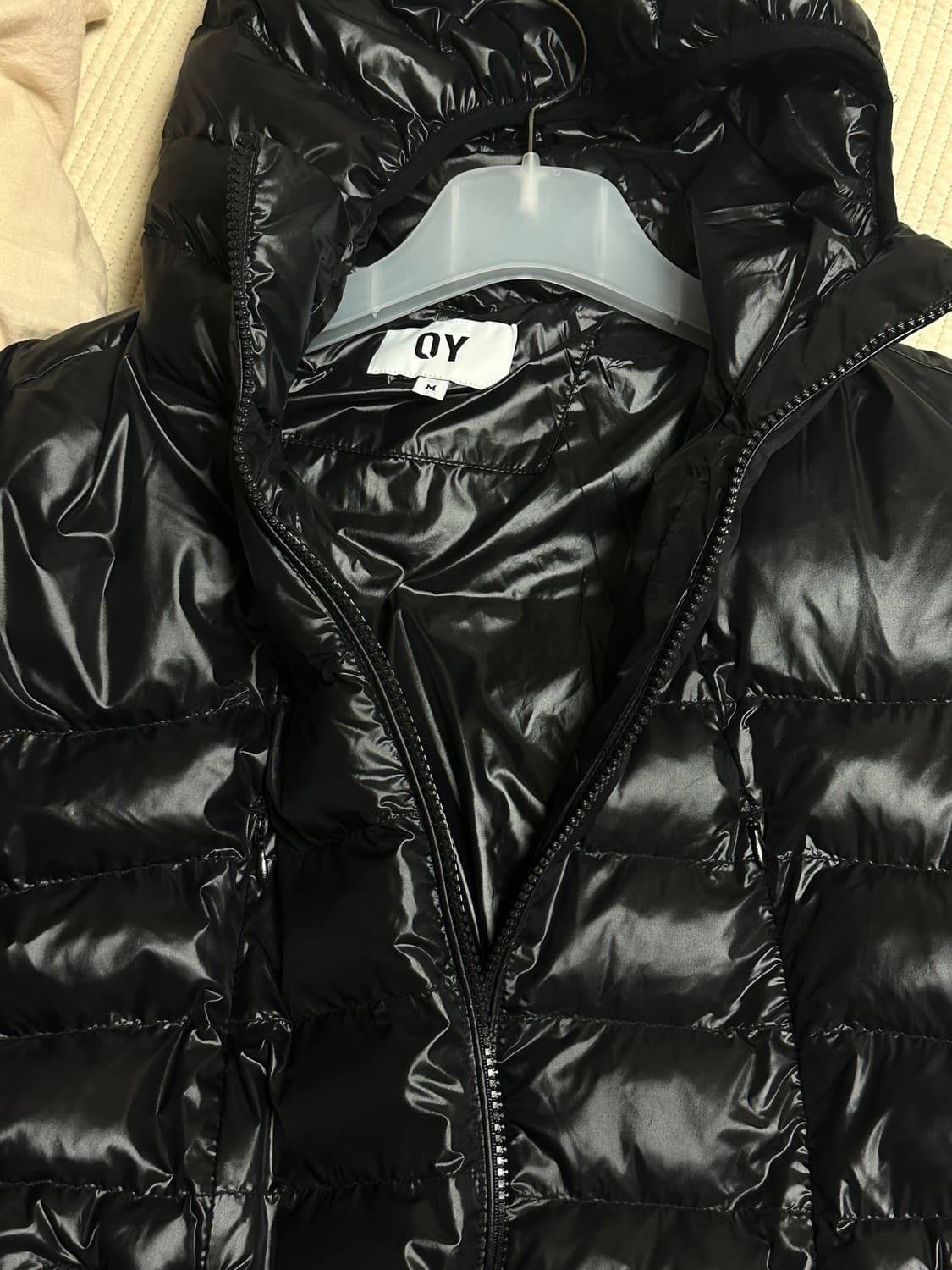 OY 오와이 경량패딩 GLOSSY BLACK-M 상품이미지2