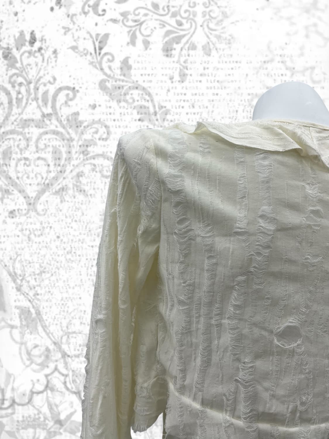damaged frill cardigan 상품이미지5
