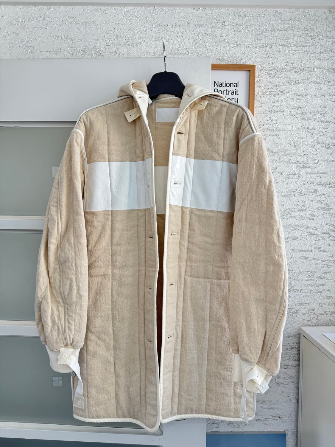 [헬무트 랭] Helmut Lang 후드 퀼팅 코트 이탈리안 패브릭 S 상품이미지1