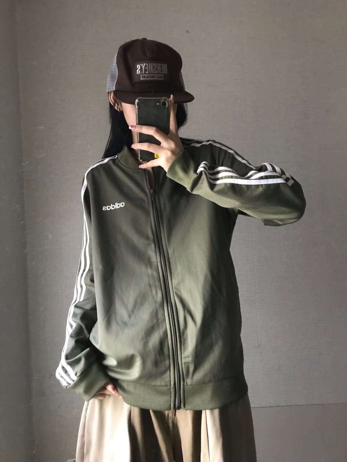 아디다스 카키 져지 상품이미지3