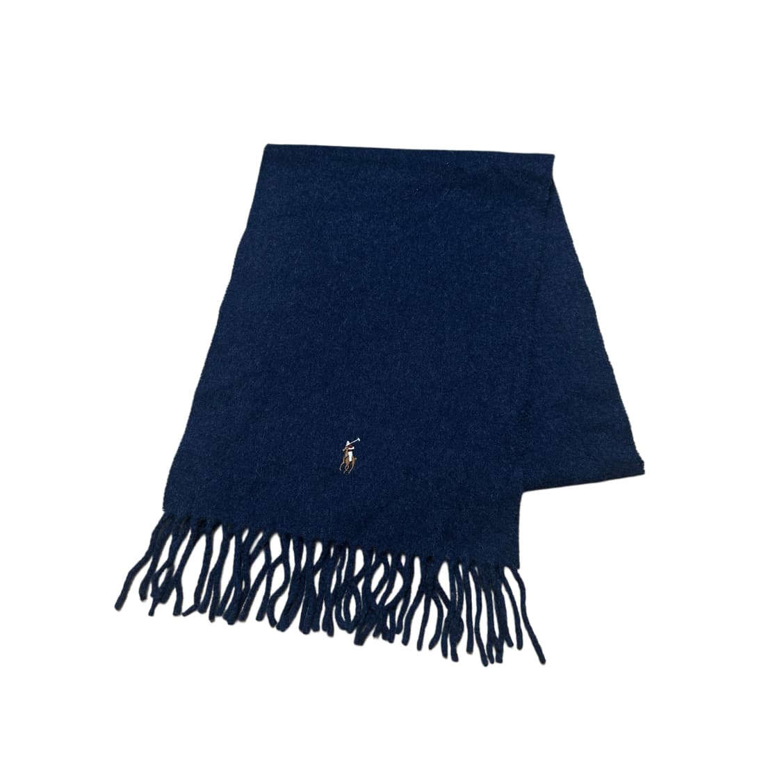 폴로 랄프로렌 램스 울 블루네이비 머플러 목도리 상품이미지2