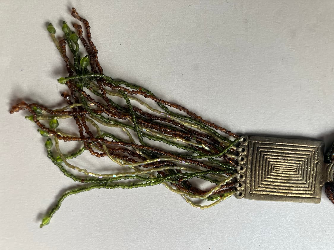 레이어비즈 금장 목걸이  상품이미지2