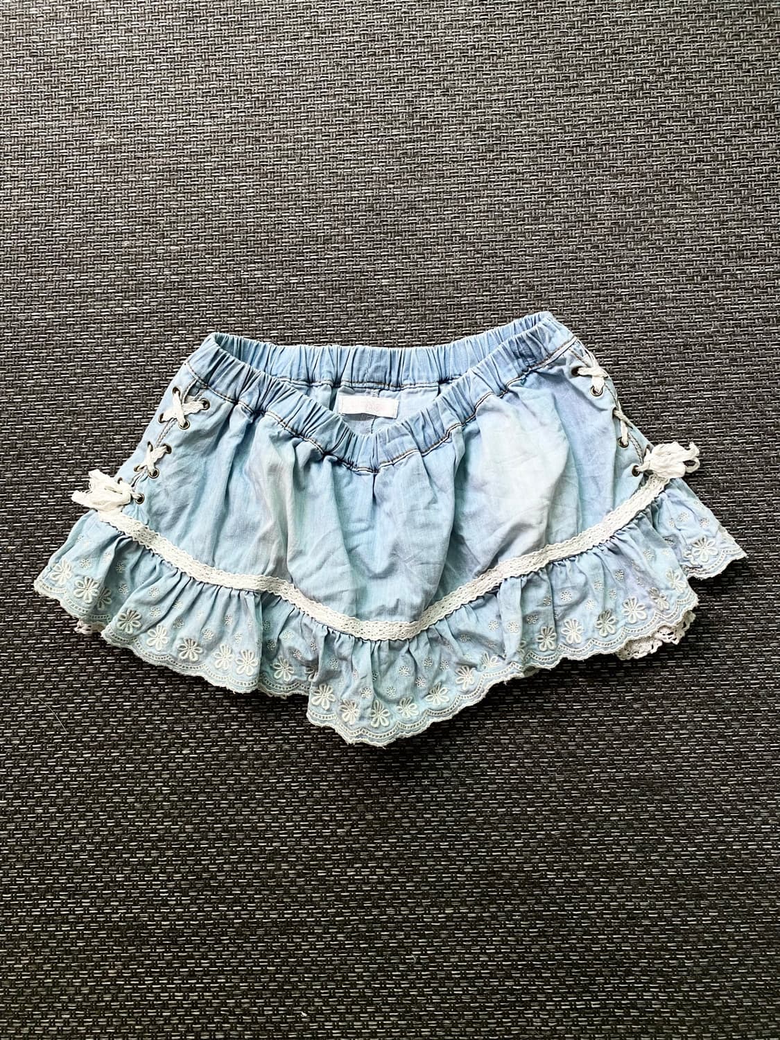  [LIZ LISA] Sky Blue Flowers embroidery  상품이미지2