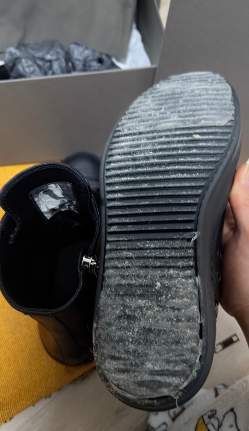 릭오웬스 할리우드 레더 라몬즈 올블랙 41 상품이미지3