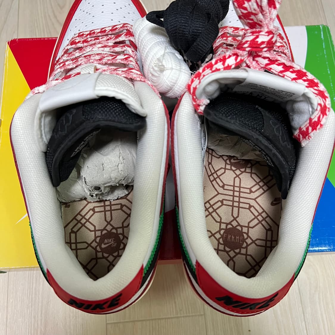 ⭐️새상품⭐️나이키x프레임 스케이트 SB덩크로우 프로 하비비 상품이미지5