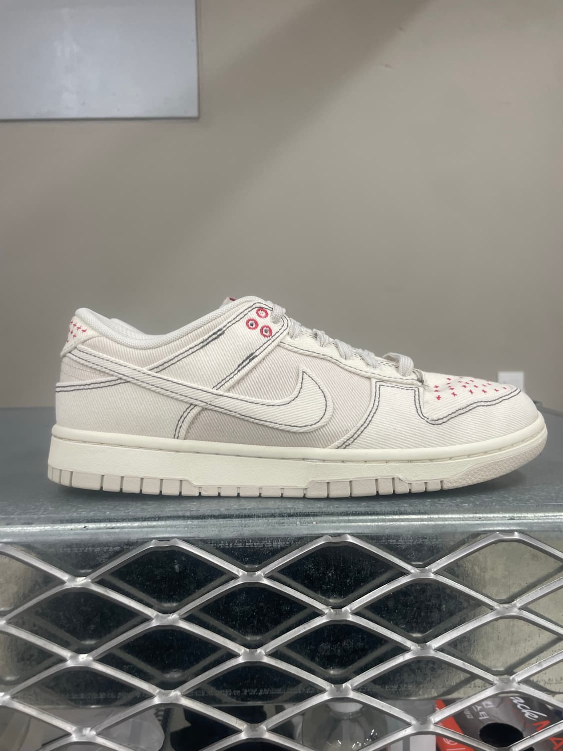 나이키 덩크 로우 베이지 레드 260 상품이미지4