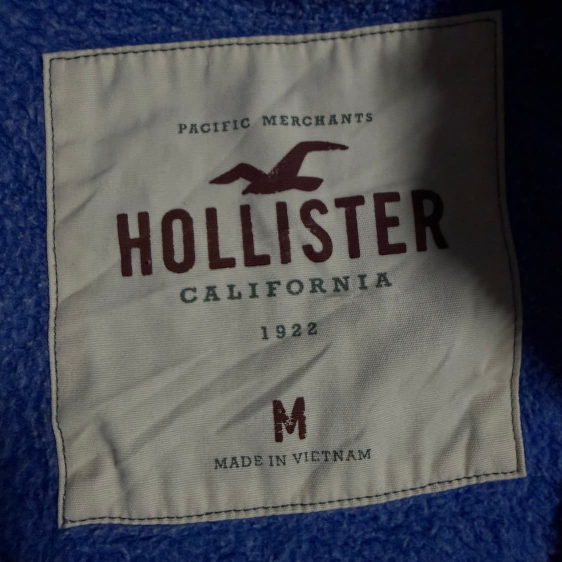 홀리스터 블루 후드집업 m 상품이미지3