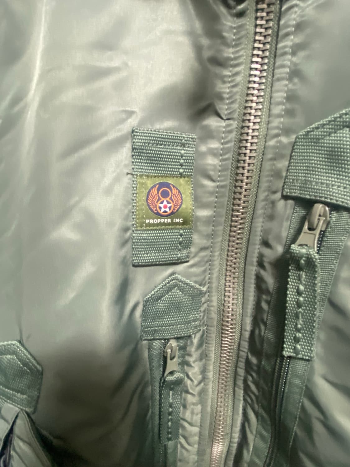 프로퍼 미군 에어포스 항공봄버 MA-1 카키 XL 상품이미지7