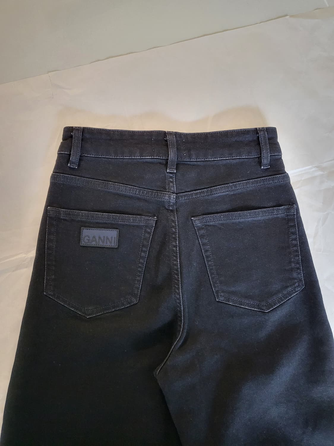 가니 데님 워싱 블랙 팬츠  상품이미지1