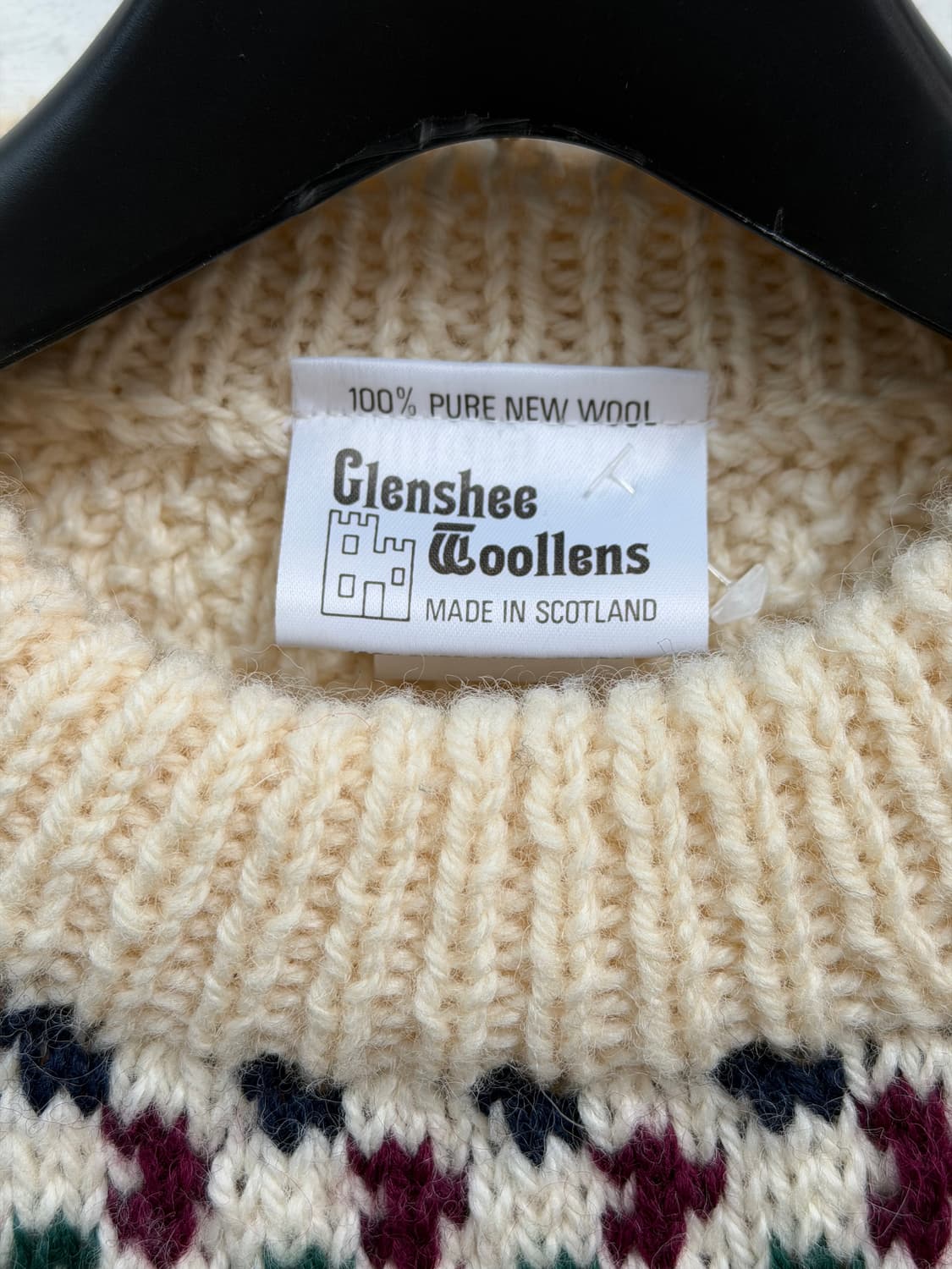 Glenshee Woollens 스코틀랜드 울 니트 스웨터 42 상품이미지2