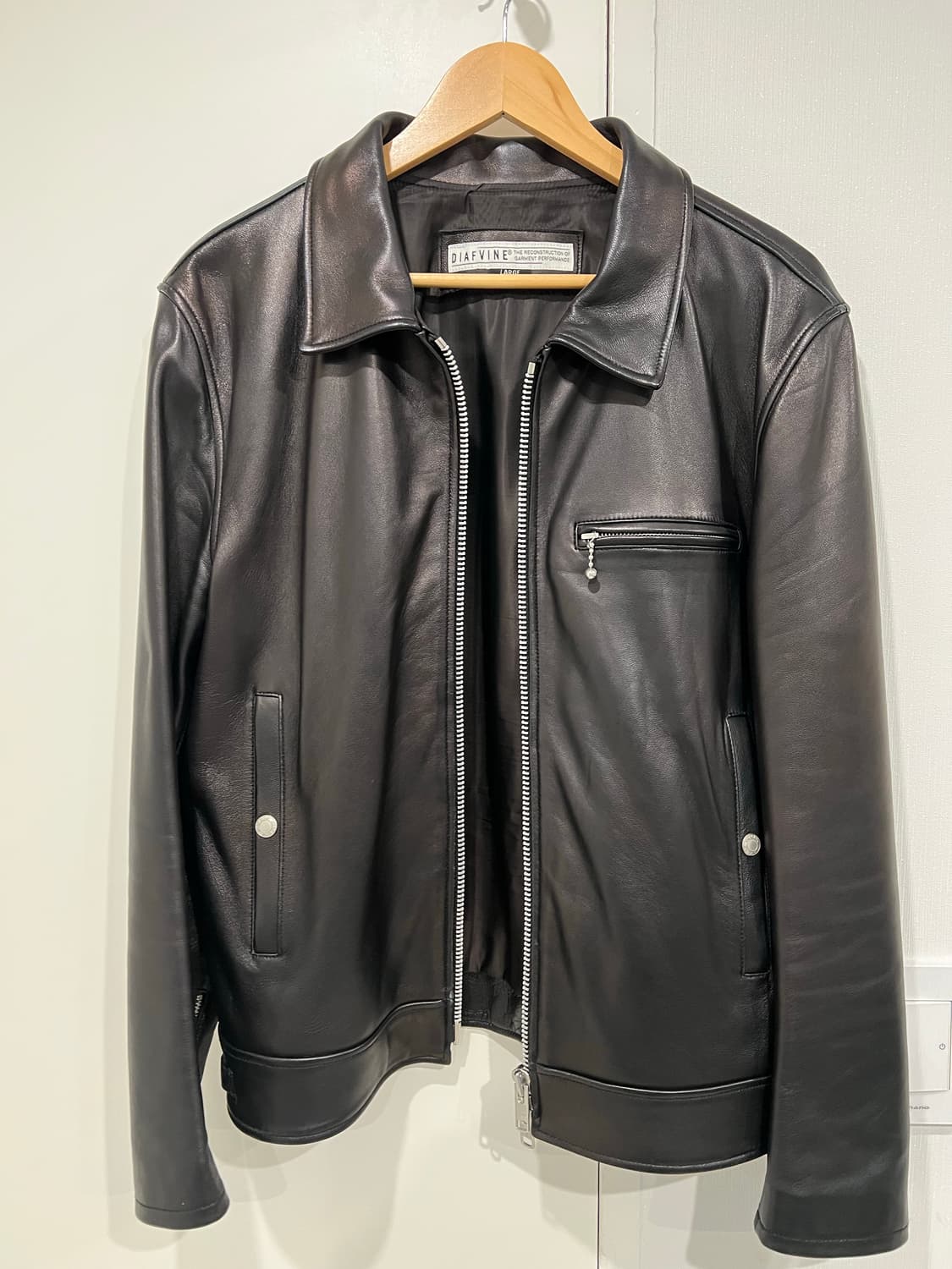 디아프바인 싱글 가죽자켓 L 상품이미지1