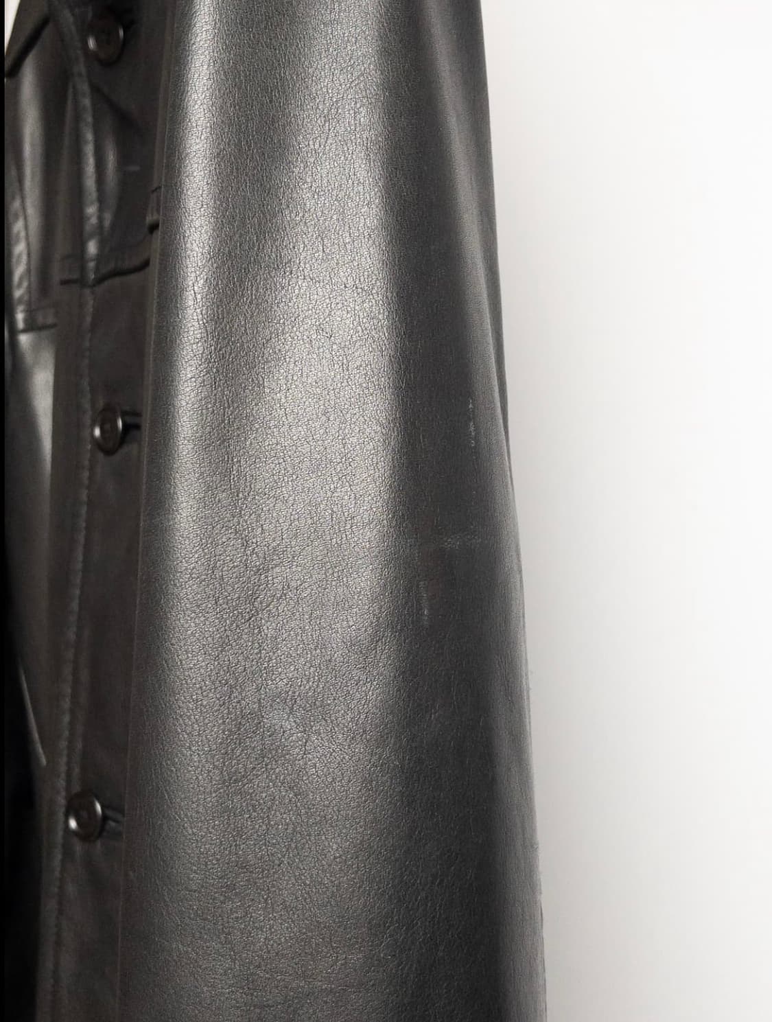 올드갭 레더 카코트 블랙 L 상품이미지6