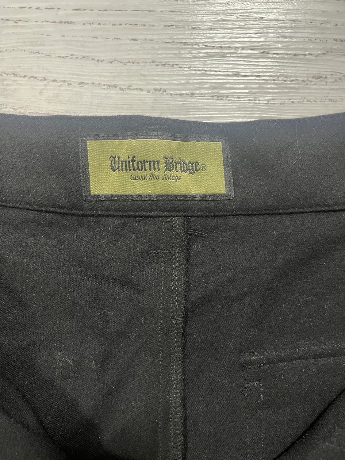 wool fatigue pants black 상품이미지4