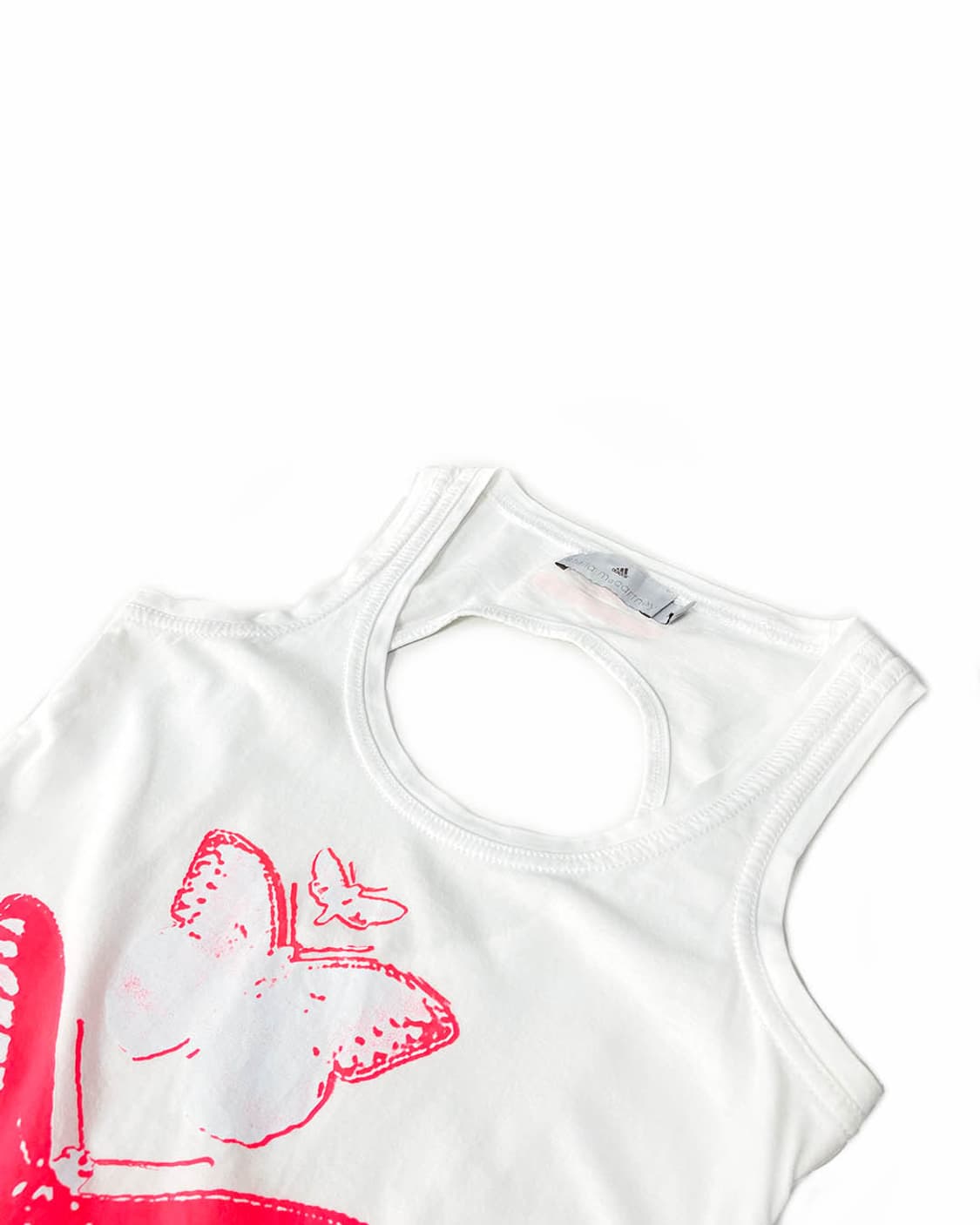 Adidas x Stella McCartney 나비 프린팅 슬리브리스  상품이미지3