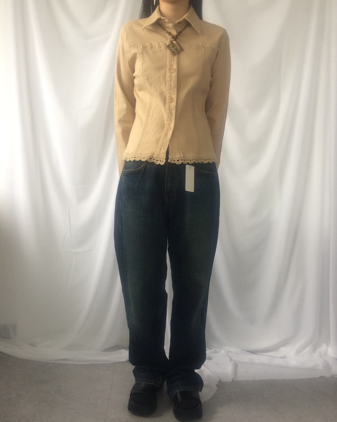 Crochet stitch point jacket 상품이미지6