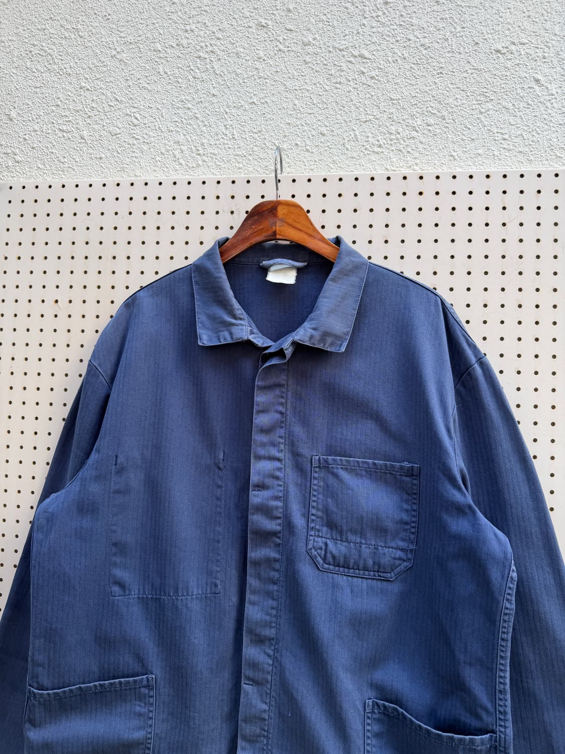 OLD VINTAGE FADED HBT FRENCH 페이드 헤링본워크자켓 상품이미지6