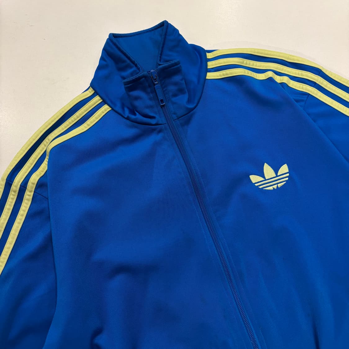 [M] 12s 아디다스 파이어버드 트랙탑 져지 블루 옐로우 B539 상품이미지3