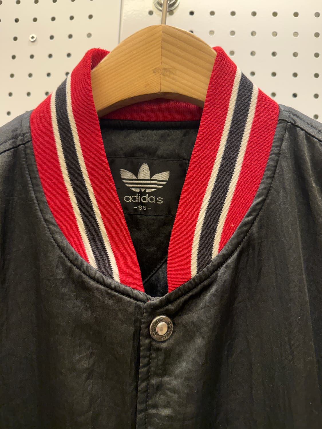 00s 아디다스 올드스쿨 사틴 바시티 자켓 U742 상품이미지5