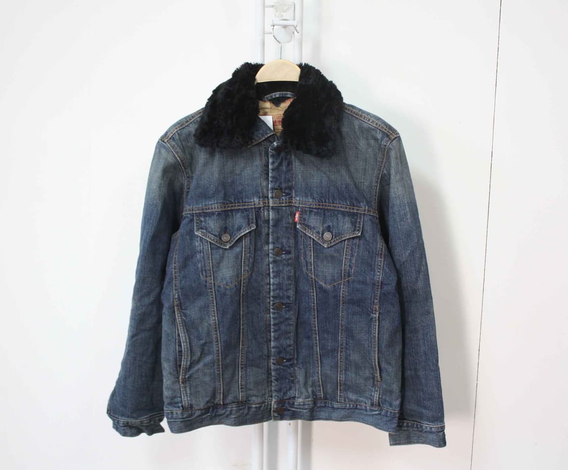 W-3309/리바이스 정품 남성용 청점퍼 L 상품이미지1