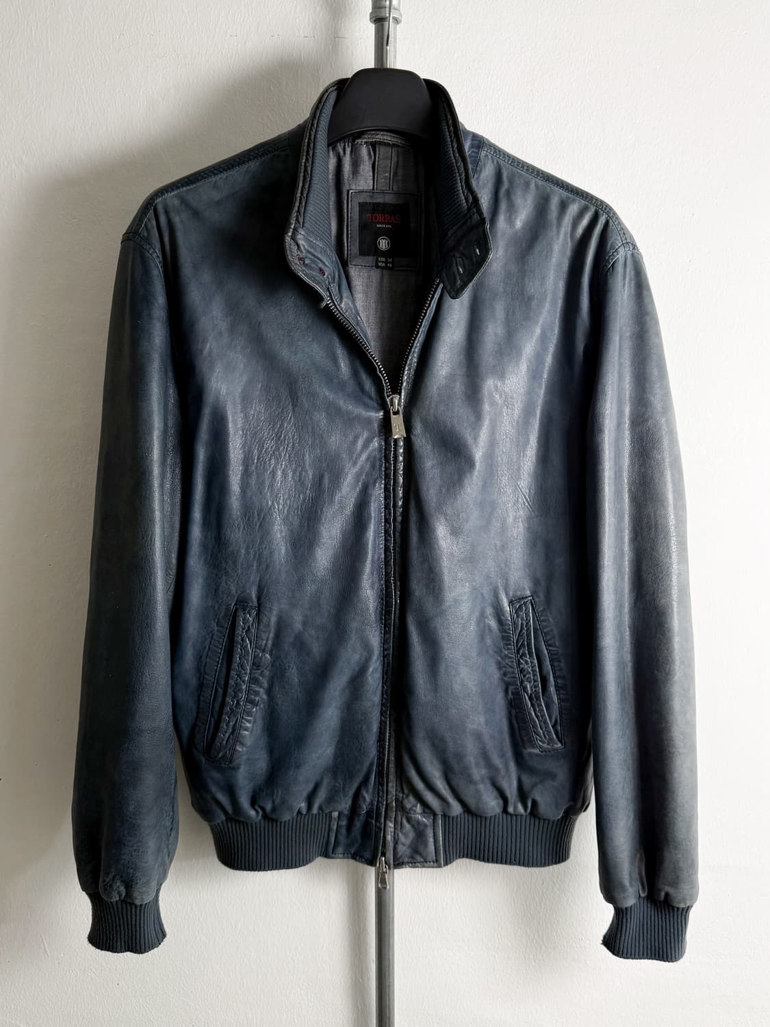  Torras Lambskin Leather Bomber Jacket 상품이미지4