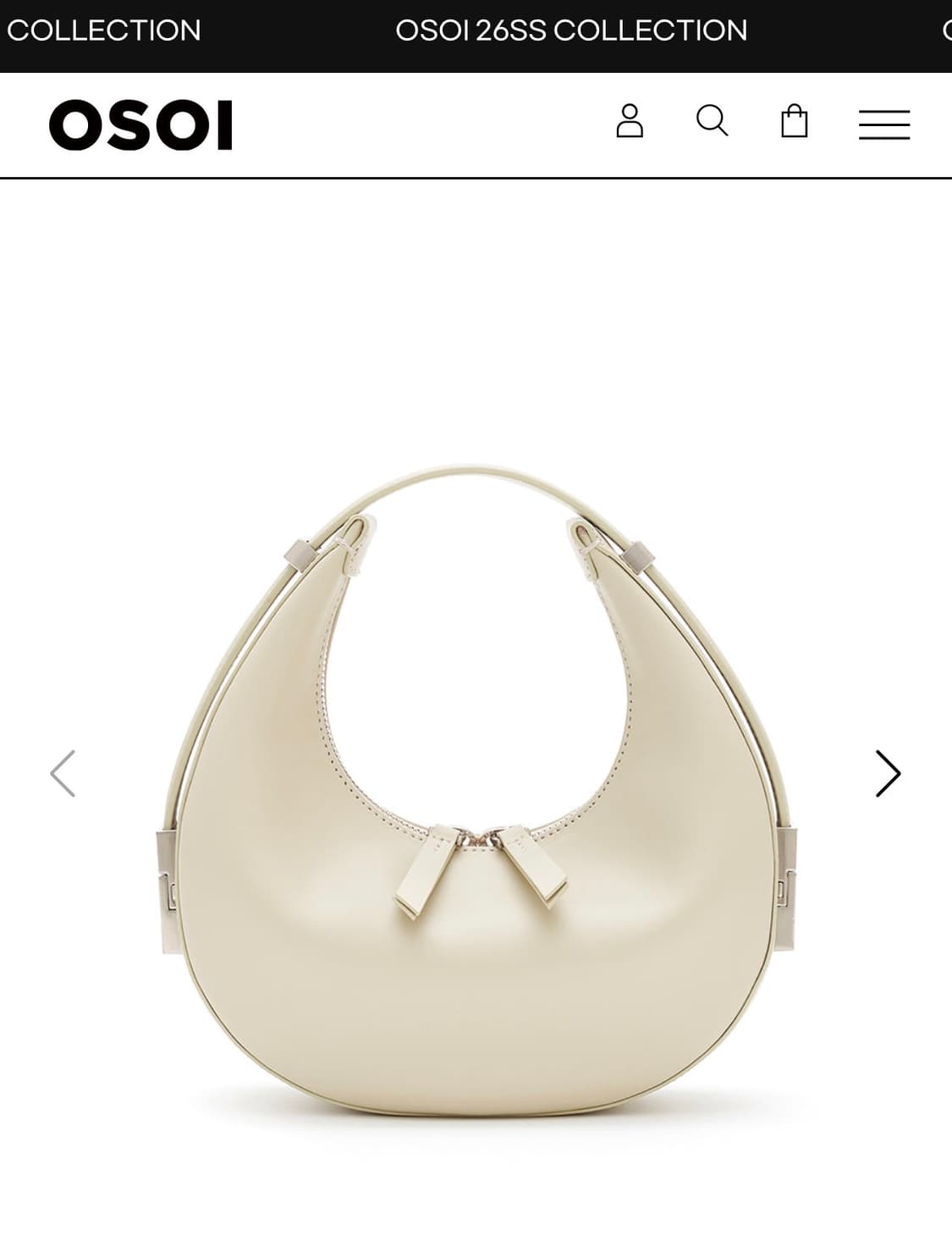 오소이 토니 미니 크랙 아이보리 판매합니다 상품이미지1