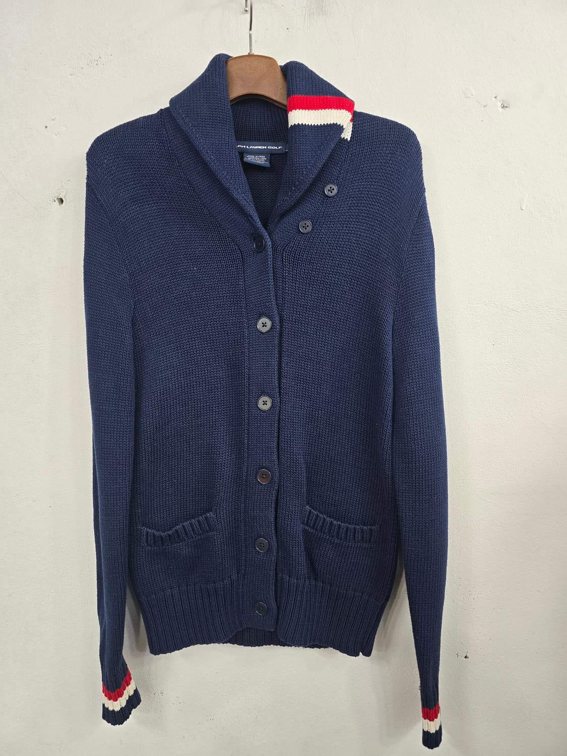 폴로랄프로렌 골프 숄칼라 니트가디건 상품이미지1