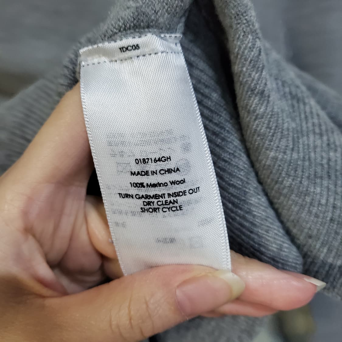 폴로 랄프로렌 그레이 메리노 울 니트 스웨터  상품이미지5