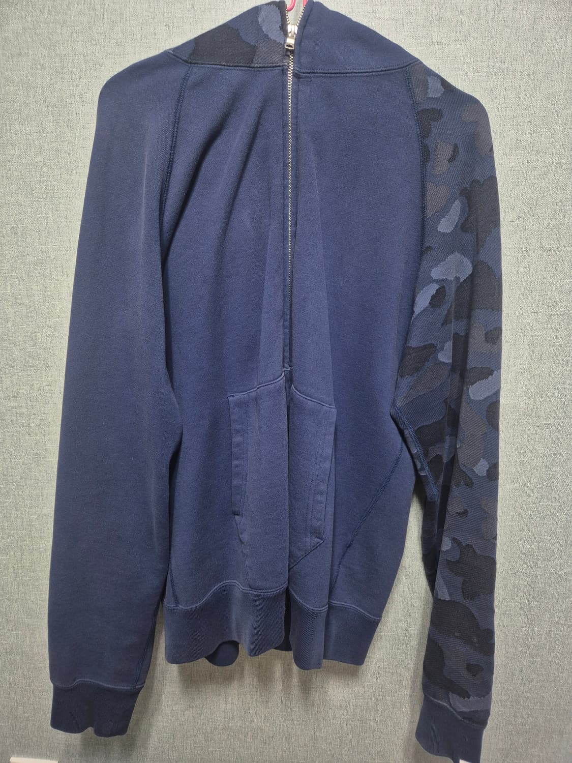베이프 bape 샤크 후드집업 블루 반카모 XL 상품이미지2