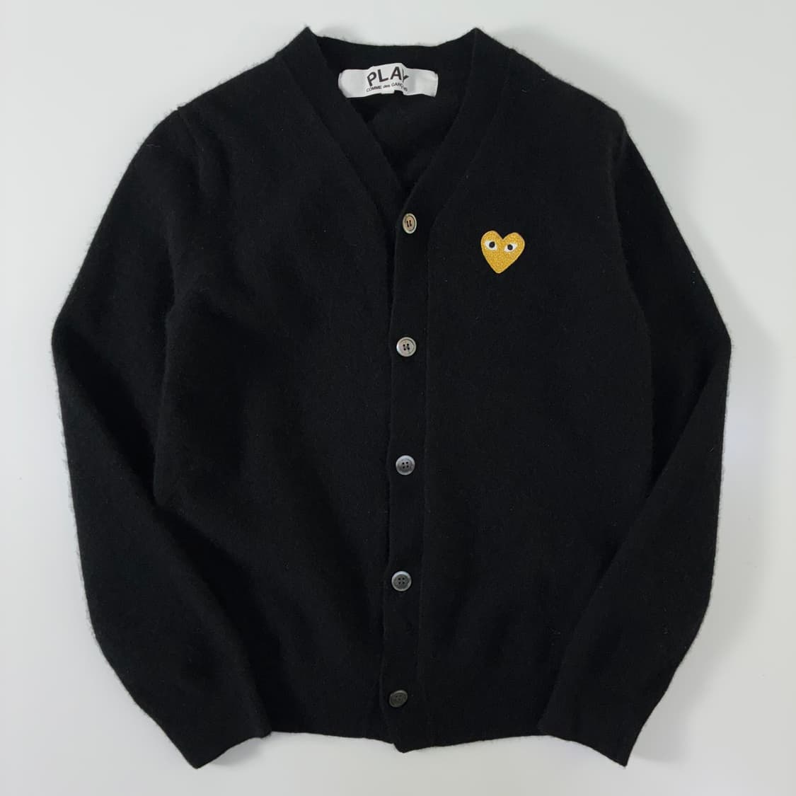 Comme Des Garcons 꼼데가르송 우먼스 블랙 골드외펜 가디건 상품이미지1