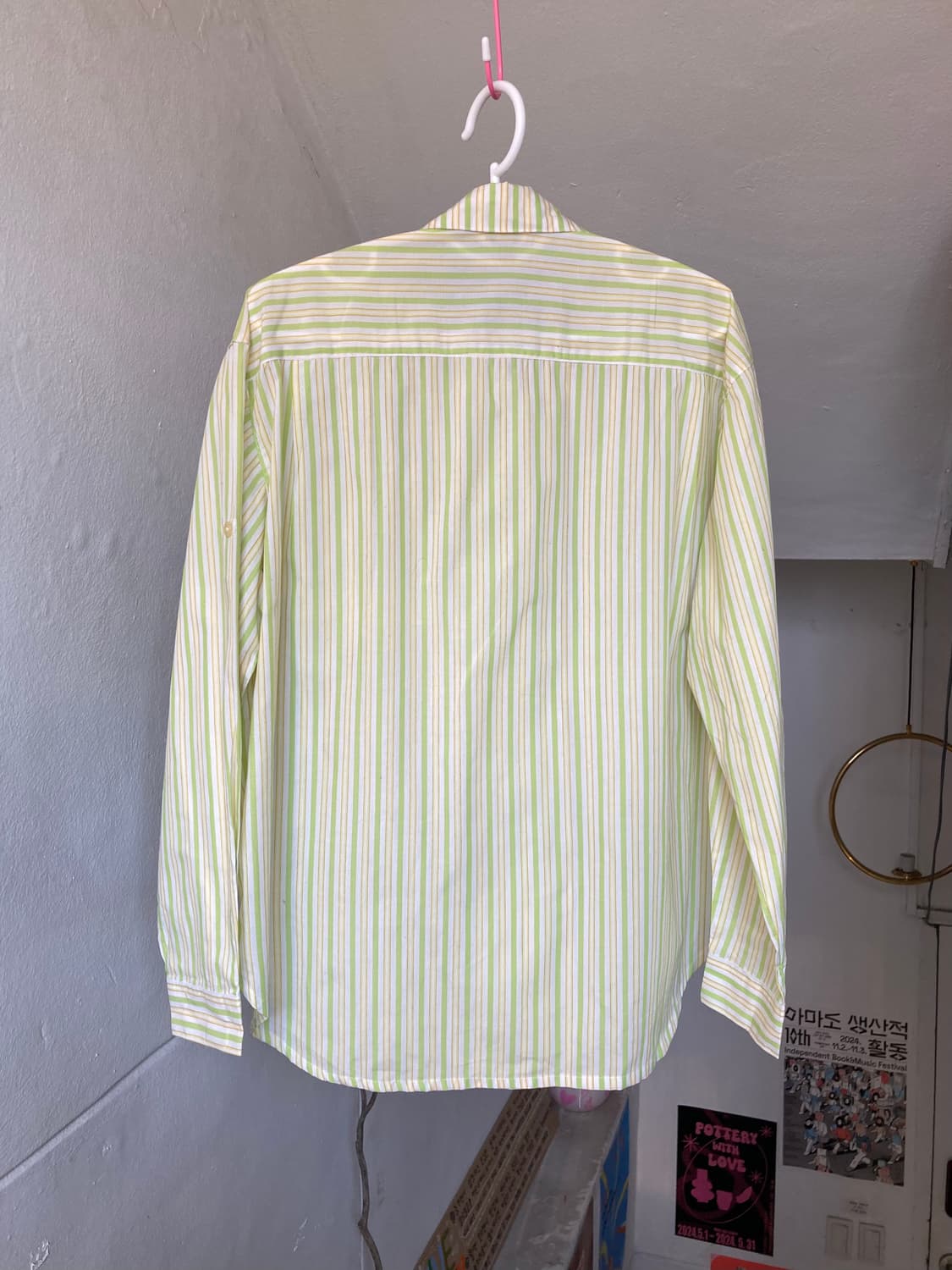 메론 스트라이프 셔츠 상품이미지5